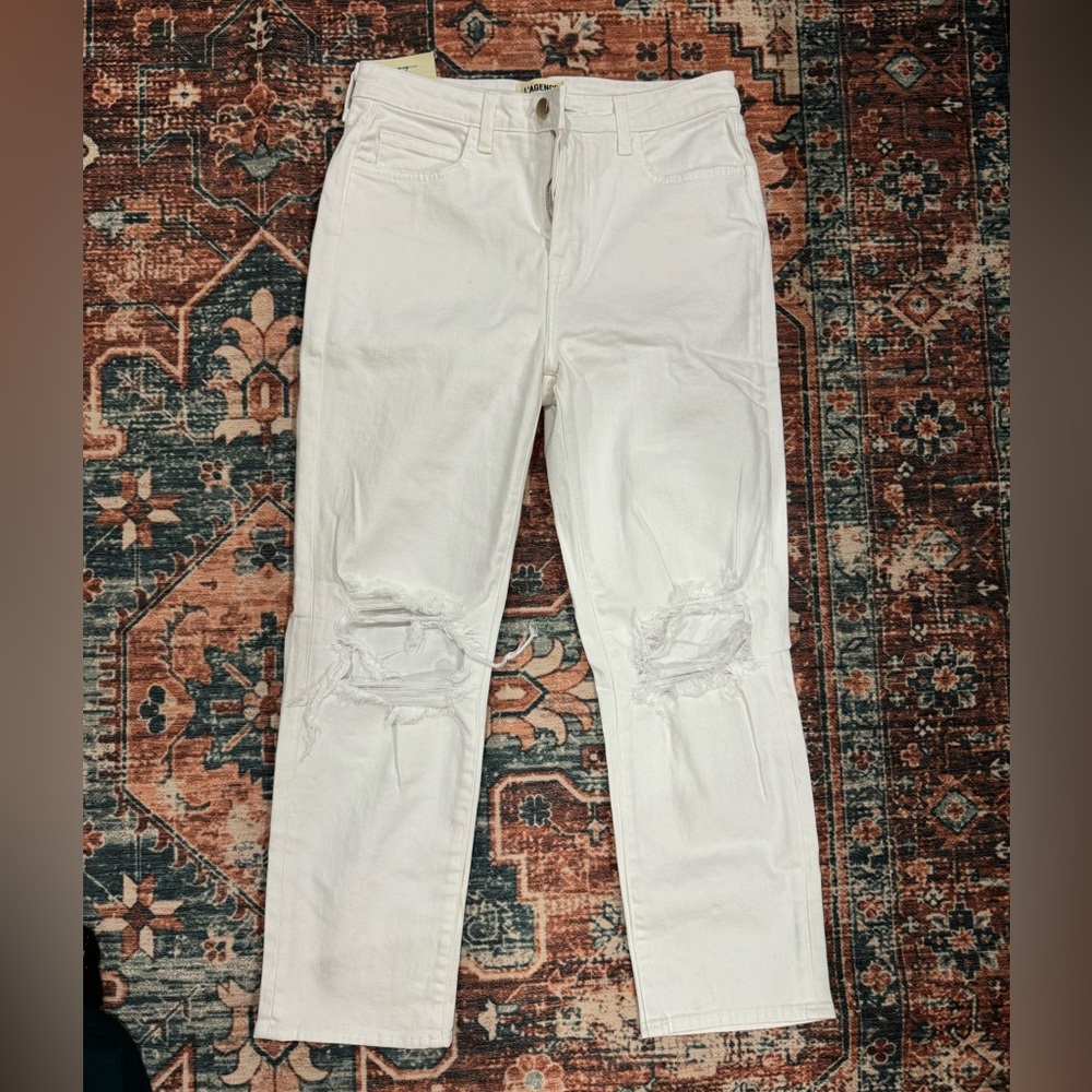 L’agence High Rise Straight Jeans